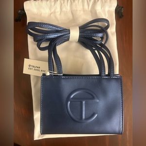Telfar Small Cobalt Shopping Bag, Authentic, Brand New